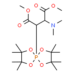 ChemSpider 2D Image | Dimethyl N,N-dimethyl-3-(2,2,3,3,7,7,8,8-octamethyl-1,4,6,9-tetraoxa-5lambda~5~-phosphaspiro[4.4]non-5-yl)aspartate | C20H38NO8P