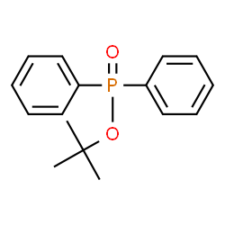 ChemSpider 2D Image | 2-Methyl-2-propanyl diphenylphosphinate | C16H19O2P