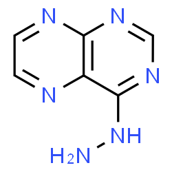 ChemSpider 2D Image | 4-Hydrazinopteridine | C6H6N6