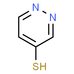 ChemSpider 2D Image | 4-Pyridazinethiol | C4H4N2S