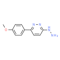 ChemSpider 2D Image | 3-Hydrazino-6-(4-methoxyphenyl)pyridazine | C11H12N4O