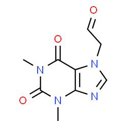 ChemSpider 2D Image | 2-(1,3-Dimethyl-2,6-dioxo-2,3-dihydro-1H-purin-7(6H)-yl)acetaldehyde | C9H10N4O3