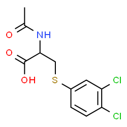 ChemSpider 2D Image | N-Acetyl-S-(3,4-dichlorophenyl)cysteine | C11H11Cl2NO3S