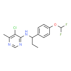 ChemSpider 2D Image | diflumetorim | C15H16ClF2N3O