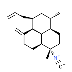 ChemSpider 2D Image | 7-isocyano-11(20),15-epiamphilectadiene | C21H31N