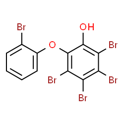 ChemSpider 2D Image | 2-(2'-bromophenoxy)-tetrabromophenol | C12H5Br5O2