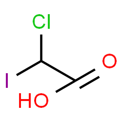 ChemSpider 2D Image | Chloroiodoacetic acid | C2H2ClIO2