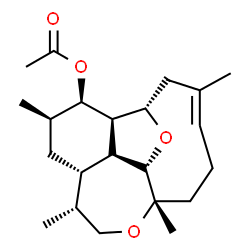 ChemSpider 2D Image | 11-acetoxy-4-deoxyasbestinin B | C22H34O4