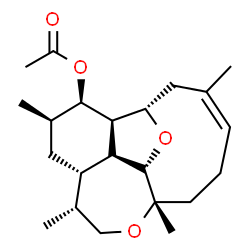 ChemSpider 2D Image | 11-acetoxy-4-deoxyasbestinin D | C22H34O4