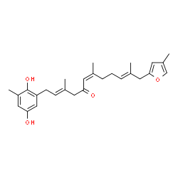 ChemSpider 2D Image | 5-Oxo-isocystofuranoquinol | C27H34O4