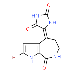 ChemSpider 2D Image | axinohydantoin | C11H9BrN4O3