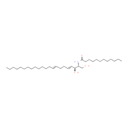 ChemSpider 2D Image | erythro-N-lauroyldocosasphingadienine | C34H65NO3