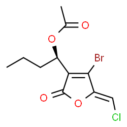 ChemSpider 2D Image | acetoxyfimbrolide e | C11H12BrClO4