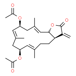 ChemSpider 2D Image | claviolide | C24H32O6