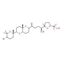 ChemSpider 2D Image | 3-epi-dehydrothyrsiferol | C30H51BrO6