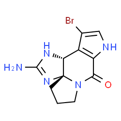ChemSpider 2D Image | monobromoisophakellin | C11H12BrN5O