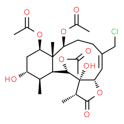 ChemSpider 2D Image | briviolide B | C26H37ClO10