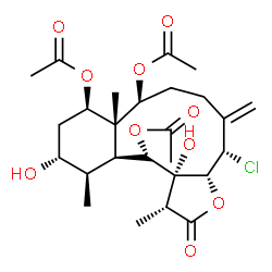 ChemSpider 2D Image | briviolide C | C26H37ClO10