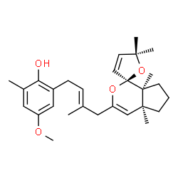 ChemSpider 2D Image | 7S,11S,12R-cystoketal | C28H38O4