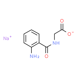 ChemSpider 2D Image | Aminohippuric acid sodium salt | C9H9N2NaO3