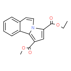 ChemSpider 2D Image | 3-Ethyl 1-methyl pyrrolo[2,1-a]isoquinoline-1,3-dicarboxylate | C17H15NO4
