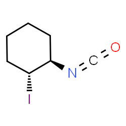 ChemSpider 2D Image | (1R,2R)-1-Iodo-2-isocyanatocyclohexane | C7H10INO
