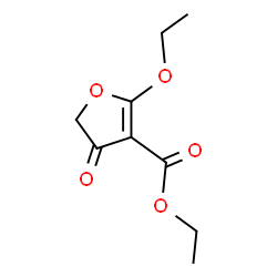 ChemSpider 2D Image | Ethyl 2-ethoxy-4-oxo-4,5-dihydro-3-furancarboxylate | C9H12O5