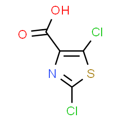 ChemSpider 2D Image | 2,5-Dichlorothiazole-4-carboxylic acid | C4HCl2NO2S