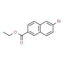 ChemSpider 2D Image | Ethyl 6-bromo-2-naphthoate | C13H11BrO2