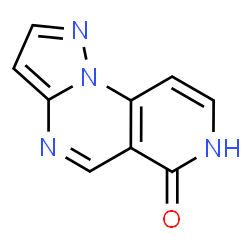 ChemSpider 2D Image | Pyrazolo[1,5-a]pyrido[3,4-e]pyrimidin-6(7H)-one | C9H6N4O