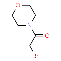ChemSpider 2D Image | 4-(bromoacetyl)morpholine | C6H10BrNO2