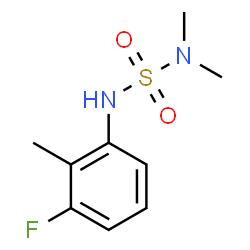 ChemSpider 2D Image | N'-(3-Fluoro-2-methylphenyl)-N,N-dimethylsulfuric diamide | C9H13FN2O2S