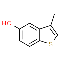 ChemSpider 2D Image | 3-methyl-1-benzothiophen-5-ol | C9H8OS