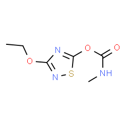 ChemSpider 2D Image | 3-Ethoxy-1,2,4-thiadiazol-5-yl methylcarbamate | C6H9N3O3S