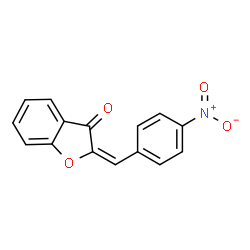 ChemSpider 2D Image | (2E)-2-(4-Nitrobenzylidene)-1-benzofuran-3(2H)-one | C15H9NO4