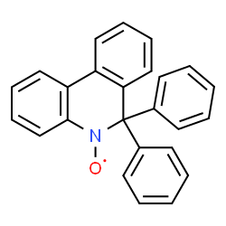 ChemSpider 2D Image | (6,6-Diphenyl-5(6H)-phenanthridinyl)oxidanyl | C25H18NO