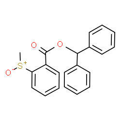 ChemSpider 2D Image | {2-[(Diphenylmethoxy)carbonyl]phenyl}(methyl)sulfoniumolate | C21H18O3S