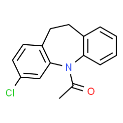 ChemSpider 2D Image | 3-Chloro-5-acetyliminodibenzyl | C16H14ClNO