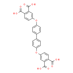 ChemSpider 2D Image | 4,4'-[4,4'-Biphenyldiylbis(oxy)]diphthalic acid | C28H18O10