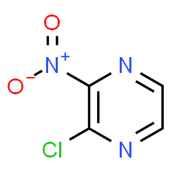 ChemSpider 2D Image | 2-Chloro-3-nitropyrazine | C4H2ClN3O2