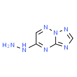 ChemSpider 2D Image | 7-Hydrazino[1,2,4]triazolo[1,5-b][1,2,4]triazine | C4H5N7