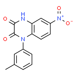 ChemSpider 2D Image | 3-Hydroxy-6-nitro-1-m-tolylquinoxalin-2(1H)-one | C15H11N3O4