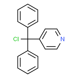 ChemSpider 2D Image | 4-(Chlorodiphenylmethyl)pyridine | C18H14ClN