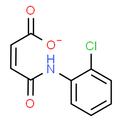 ChemSpider 2D Image | (2Z)-4-[(2-Chlorophenyl)amino]-4-oxo-2-butenoate | C10H7ClNO3