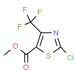 ChemSpider 2D Image | Methyl 2-chloro-4-(trifluoromethyl)thiazole-5-carboxylate | C6H3ClF3NO2S