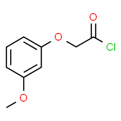 ChemSpider 2D Image | (3-Methoxyphenoxy)acetyl chloride | C9H9ClO3