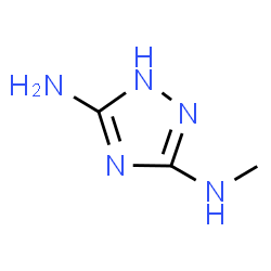 ChemSpider 2D Image | N-Methyl-4H-1,2,4-triazole-3,5-diamine | C3H7N5