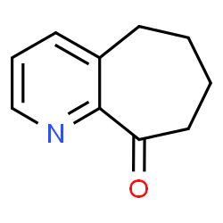 ChemSpider 2D Image | 5,6,7,8-Tetrahydro-9H-cyclohepta[b]pyridin-9-one | C10H11NO