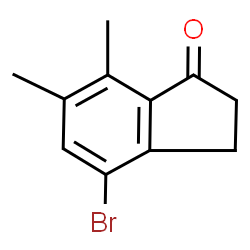 ChemSpider 2D Image | 4-Bromo-6,7-dimethyl-1-indanone | C11H11BrO