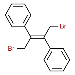 ChemSpider 2D Image | 1,1'-[(2E)-1,4-Dibromo-2-butene-2,3-diyl]dibenzene | C16H14Br2